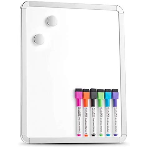 Magnetic 11 X 14 Small Dry Erase Whiteboard. Includes 6 Markers, Assorted Great | eBay