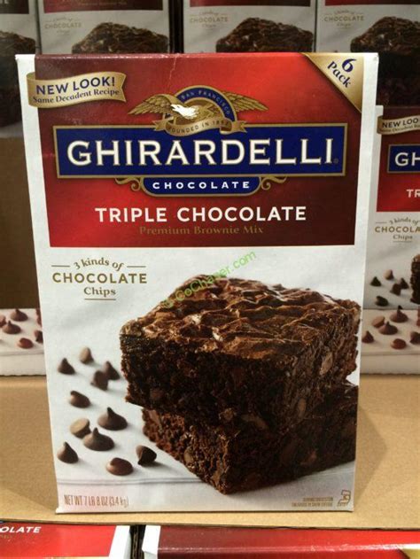 Costco Ghirardelli Triple Chocolate Brownie Mix Recipe | Deporecipe.co