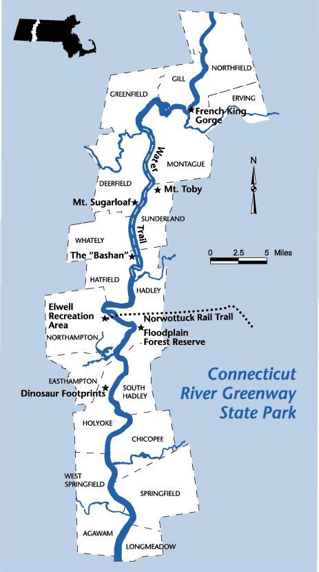 Map of Connecticut River | State parks, Dream vacations, Culture travel