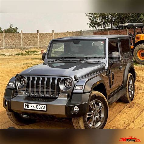 Mahindra Thar 2020 Grill - Mahindra Thar Front Grill Cladding - Stylemycar