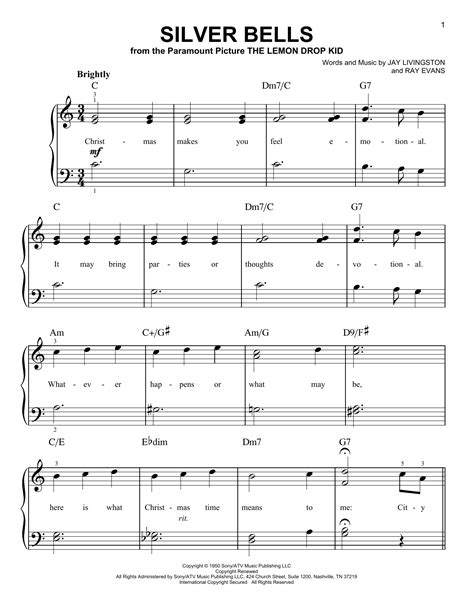 Silver Bells | Sheet Music Direct