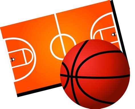 Basketball Court Clipart