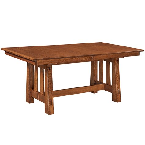 Fremont Trestle Amish Dining Table - Amish Tables | Cabinfield