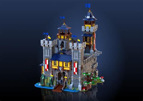 LEGO MOC Medieval Castle II – Mod Combining Two 3-in-1 Castles (31120) by BrickType ...