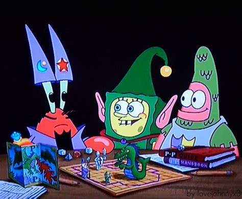 Spongebob, Patrick & Mr. Krabs playing a Middle Ages - board game - Spongebob Squarepants Photo ...