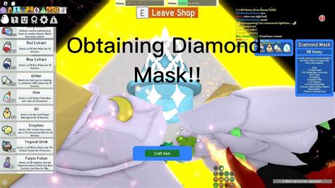 Obtaining the Diamond Mask - Bee Swarm Simulator - YouTube