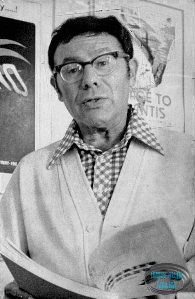 Irwin Allen with The Towering Inferno Script