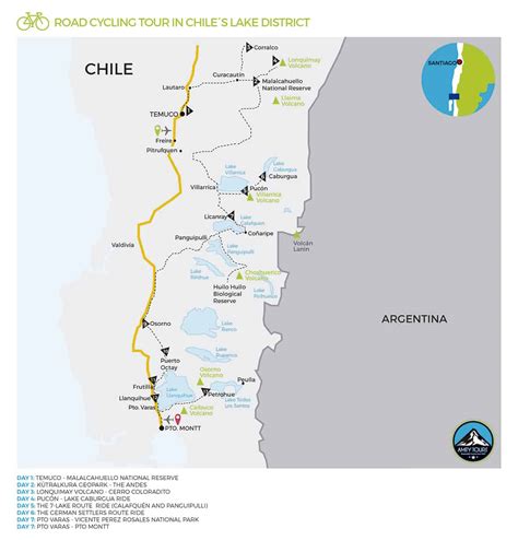 ROAD CYCLING TOUR IN CHILE´S LAKE DISTRICT - Active Travel | Bike Tours ...