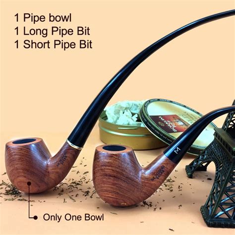 2 in 1 Wooden Weed Pipe Rosewood Smoking Tobacco Pipe High Quality Pipe ...