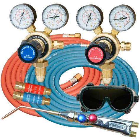 Gas Welding Kit - Oxy/Acetylene with Light Duty Torch