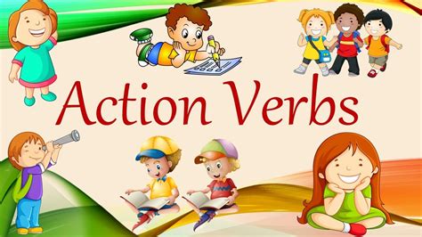 Action Words Clipart