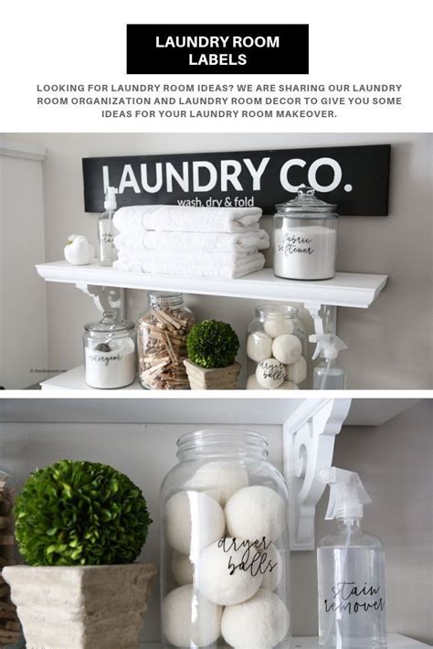 Laundry room organization and printable laundry room labels – Artofit