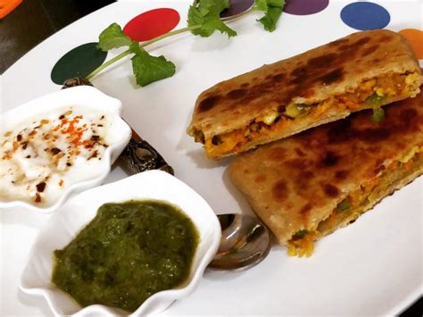 Veg Mughlai Paratha - Zayka Ka Tadka