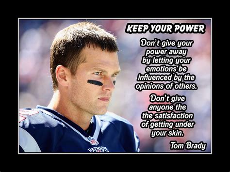 Tom Brady Inspirational Football Quote Poster #3 NFL Motivation Quote ...