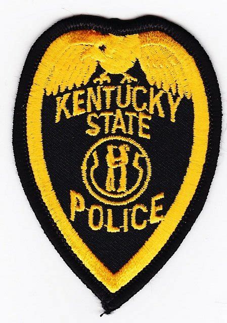 Kentucky State Police Patrol Badge Hat Patch