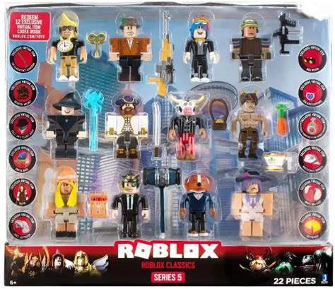 Roblox Series 5 Roblox Classics Exclusive 3 Action Figure 12-Pack ...