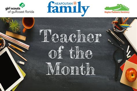 Teacher of the Month Winners! - neafamily.com