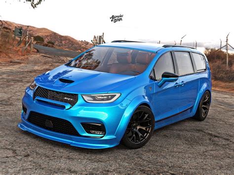 Chrysler Hellcat Pacifica Is Digitally Back for a Full 3D Shot at 707-HP Glory - autoevolution