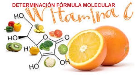 Determinación de la fórmula molecular de la vitamina C - YouTube