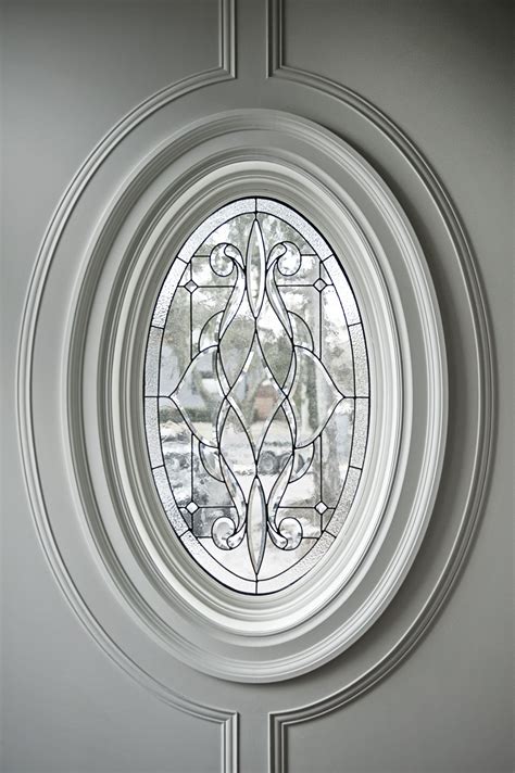 Custom Designed, custom bevelled, leaded glass OVAL window... Glassworks Studio CANADA | Just ...