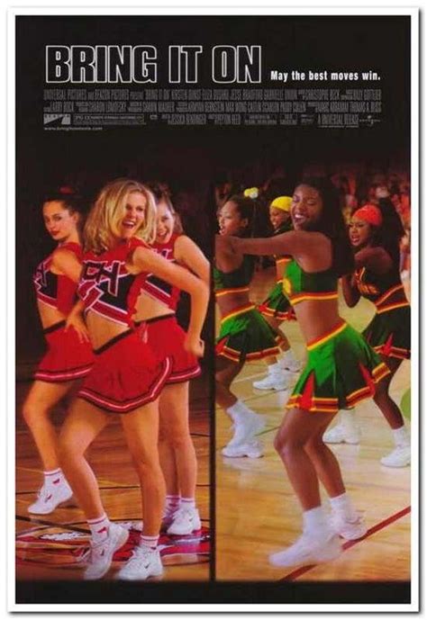 BRING IT ON 2000 Cheerleading Original 27x40 Movie Poster Kirsten Dunst, Gabrielle Union, Eliza ...