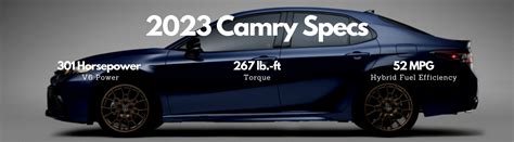 2023 Toyota Camry Specs | Reserve Yours Today!