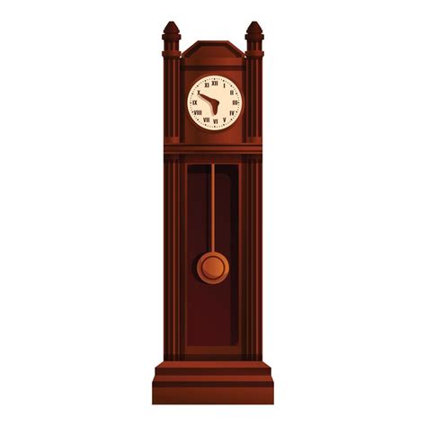 Balance pendulum clock icon, cartoon style 14225028 Vector Art at Vecteezy