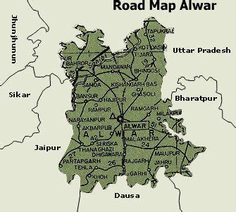 alwar Map | alwar Tourist Map | alwar City Map | Travel Map of alwar ...