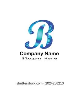 Blue Letter B Logo On White Stock Vector (Royalty Free) 2024258213 ...