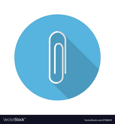 Paperclip icon Royalty Free Vector Image - VectorStock