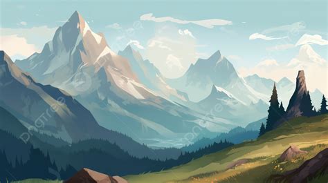 Animated Mountains Landscape Wallpaper 4k And 1080p 2px Background ...