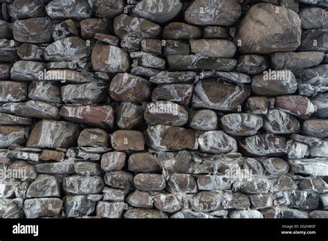 Texture of a stone wall. Old castle stone wall texture background ...