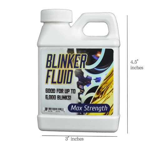 Blinker Fluid-HAND HELD VERSION-Hilarious Gag Gift-Stocking Stuffer-Car Prank-8 oz EMPTY Bottle ...