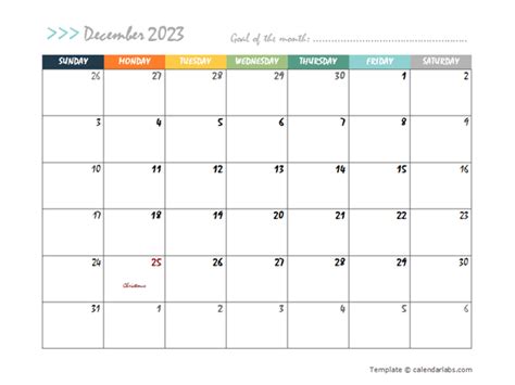 December 2023 Planner Template - Free Printable Templates