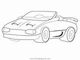 Red Car Coloring Page For Kids  Free Sports Cars Printable Coloring sketch template