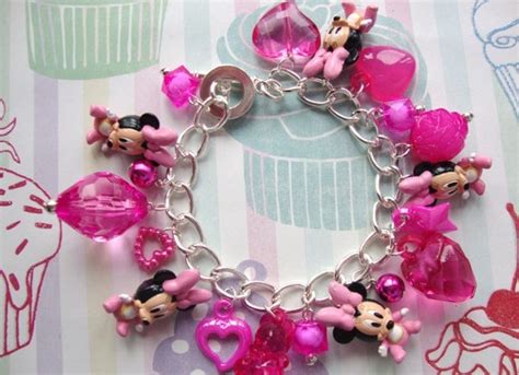 Disney's Minnie Mouse Charm Bracelet by MadeBySundae on Etsy