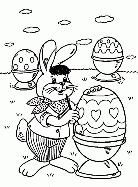 15 Printable Easter Coloring Pages - Holiday Vault