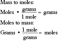 Chemistry 11: Mole Conversions (Converting between grams and moles)