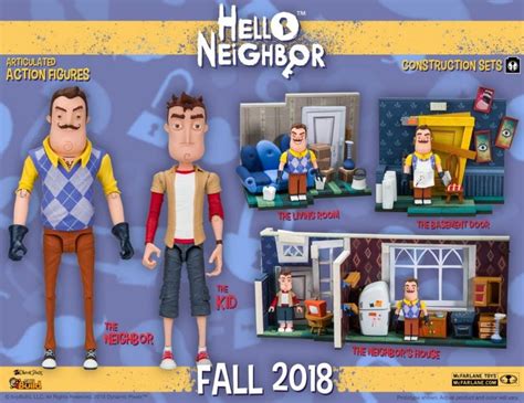 McFarlane Toys Announces HELLO NEIGHBOR Action Figures and Construction Sets | Figures.com