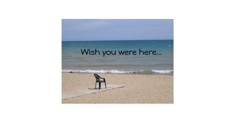 Wish you were here... postcard | Zazzle