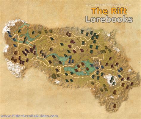 The Rift Lorebooks Map | Elder Scrolls Online Guides