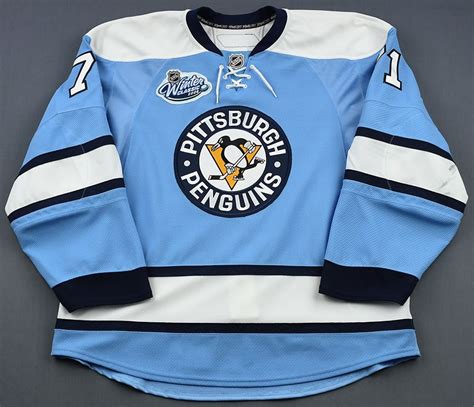 2008 Pittsburgh Penguins NHL Winter Classic Pre-Game Warm-Up Worn Jerseys - PENGUINSCHRONICLES.COM