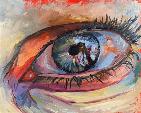 Watching Eye., Painting by Vita Schagen | Artmajeur | Porträtmalerei ...