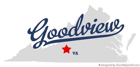 Map of Goodview, VA, Virginia