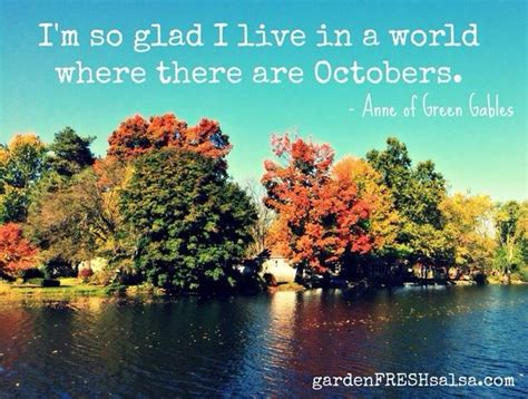 October colours (and quote from novel Anne of Green Gables) (With images) | Anne of green gables ...