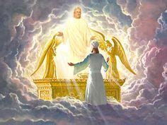 .Then God's temple in heaven was opened, and within his temple was seen the ark of his covenant ...