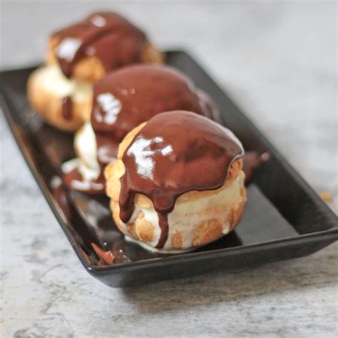 Classic French Profiteroles with Chocolate Sauce - A Baking Journey