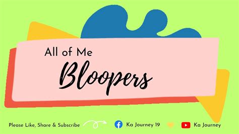 All of Me Bloopers 😂 - YouTube