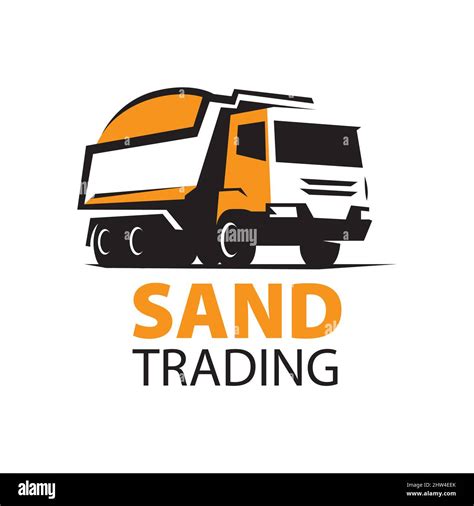 Vector logo of sand mining and trading Stock Vector Image & Art - Alamy