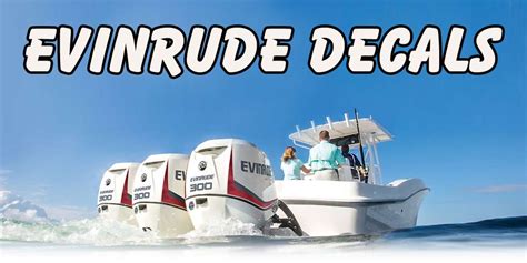 Evinrude Decals & Stickers